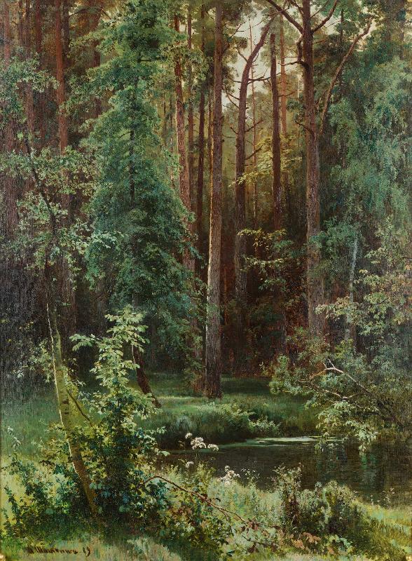 Ivan Shishkin Woodland oil painting image